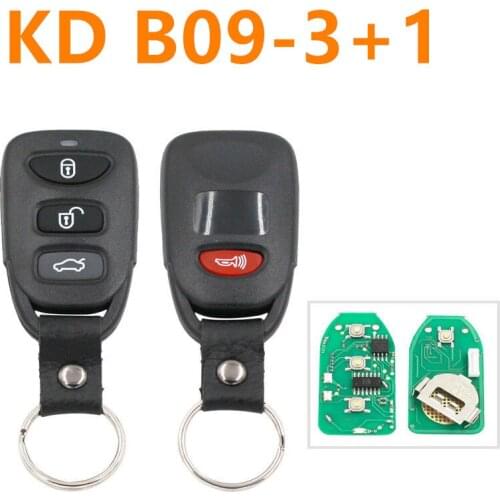 Universal 4 button remote key keydiy B09-3+1 for KD300 and KD900 to produce any model remote