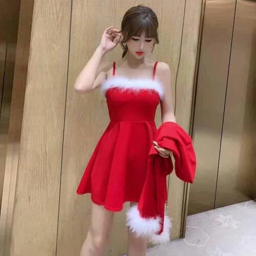 Spring/Autumn Korean Sexy Fashion Woman Gentle Fairy Lady Sling Dress+Jacket Suit Kawaii Lori Offiec Lady Elegant Harajuku Suit