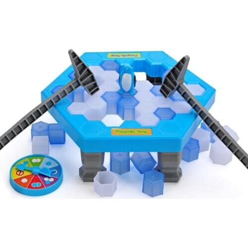 Funny Icebreaking Save The Penguin Game Toy Beat The Penguins Educational Toys Children Learning Puzzle Gift Desktop Game Battle