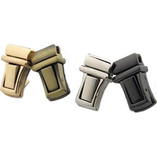 1pcs Metal Press Lock Tongue Lock Clasp Closure Parts Hardware for Bag Shoulder Handbag DIY Craft Closure Bag Parts Accessories