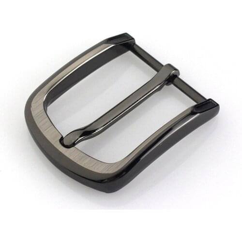 1pcs Metal 40mm Laser Belt Buckle Middle Center Half Bar Buckle Leather Belt Bridle Halter Harness Fit for 37mm-39mm belt