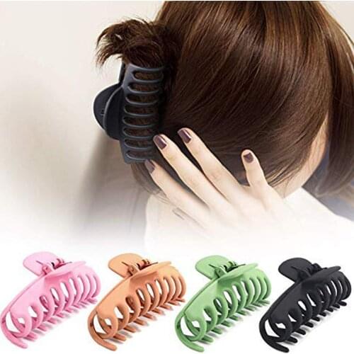 4pcs Elegant Big Hair Claw Clips 4 Inch Nonslip Large Claw Clip For Women Hair Clips Headwear For Women Girl Hair Accessories#p4
