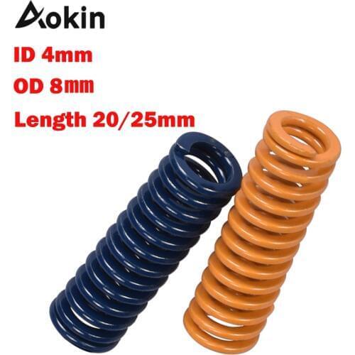 5Pcs 3D of the Printer Light Load Compression Springs for Creativity CR-10 S S4 Ender 3 Heatbed Molas in the Lower part connect