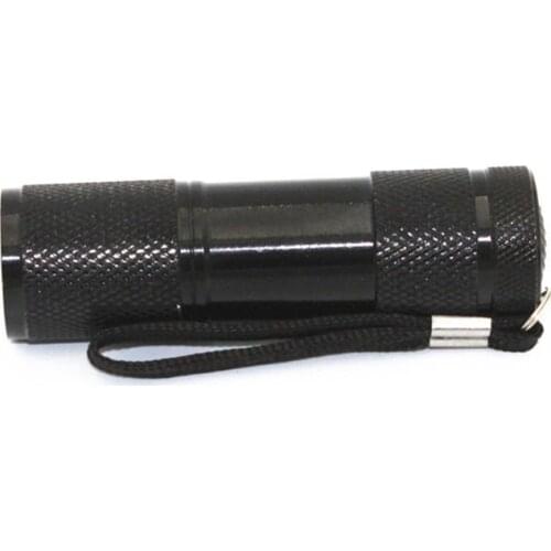 9W UV Resin Curing Lamp Light 9 LED 395nm UV Blacklight Flashlights Jewelry Tool