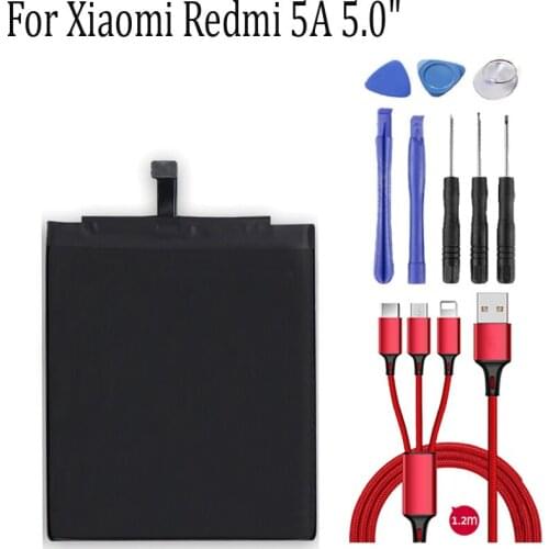 Battery for XIAOMI Redmi 5A Battery BN34 2910mAh Replacement Full Capacity+USB cable+toolki