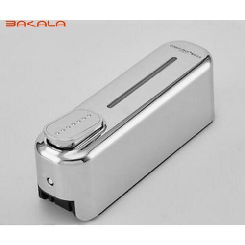 BAKALA Wall Mounted Shampoo Soap Dispenser Chrome Finish Square Liquid Soap Bottle Bathroom Accessories 500ml X1P