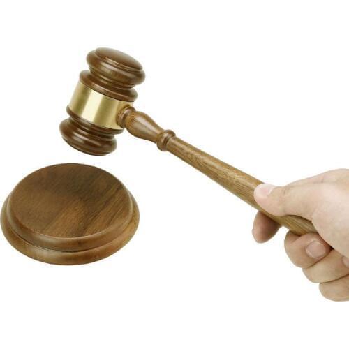 Wooden Judge Hammered Handcrafted Delicate Wood Gavel For Lawyer Judge Wood Gavel Hammer Sound Block Set Auction Sale Decor