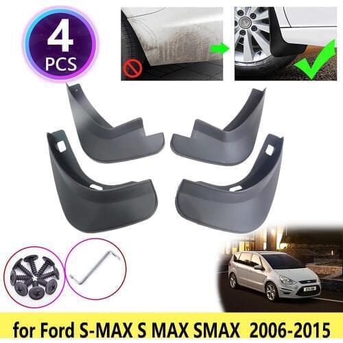 For Ford S-MAX S MAX SMAX 2006 2007 2008 2009 2010 2011 2012 2013 2014 2015 Mudguards Mudflap Fender Guards Splash Accessories