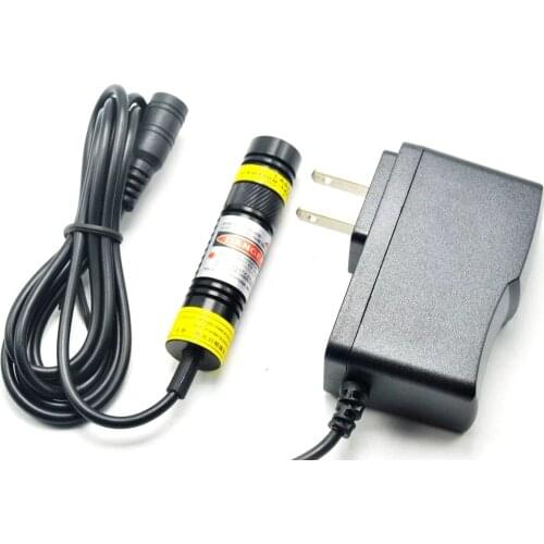 1668 Focusable780nm 100mW Infrared IR Laser Dot/Line/Cross Module Mitsubishi Diode w 5V Adapter