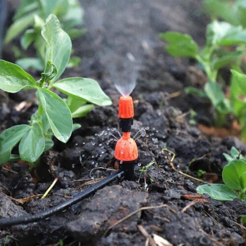 5pcs-50pcs Multifunctional Adjustable 8 Outlets Spray Dripper Irrigation Sprinklers Watering kits Drip Irrigation System