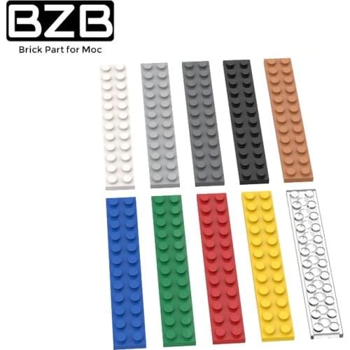 BZB MOC 2445 2x12 Board Building Block Parts Technical Bricks Kids Brain Games DIY Toys Brithday Best Gifts