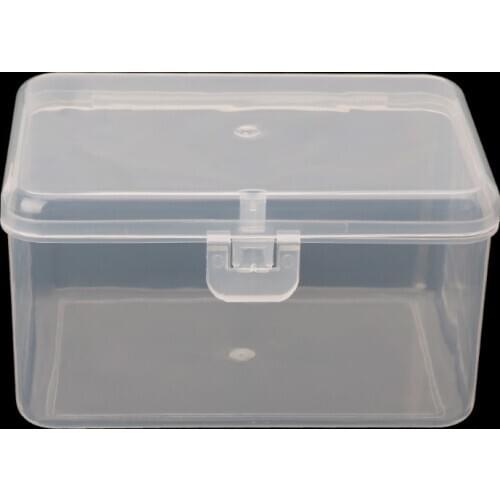 Small Transparent Storage Box Cards Chip Hardware Case Holder Jewelry Organizer Electronic Components Accessories Tool Container