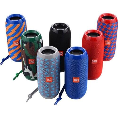 Portable Bluetooth Speaker outdoor Waterproof Rechargeable Wireless Bass Column Subwoofer Loudspeaker Support AUX TF MP3 player