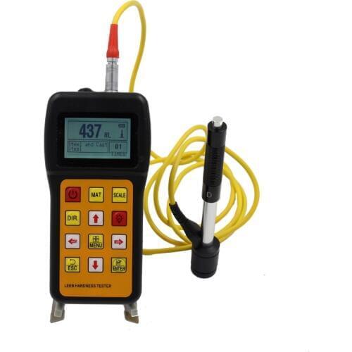Portable Rebound Leeb Hardness Tester Metal Alloy Hardness Tester Hardness Measuring HRC HL HB HV HS HRB LCD Durometer Data Hold