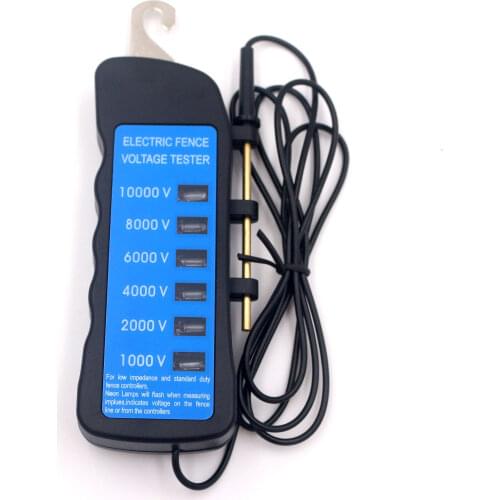 SMFencer 10 pieces Blue Color Electric Fence Voltmeter 10000volts