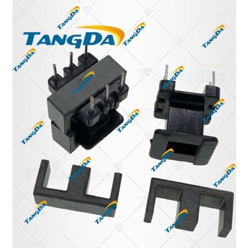 TANGDA EE20 core EE Bobbin magnetic core +skeleton 3+3 pin brother sewing machine Transformers ertical Inductors EE 20 6P 6PIN T