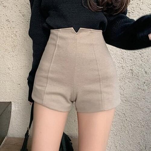 Женские завышенные шорты UIIMCHIC China At AliExpress