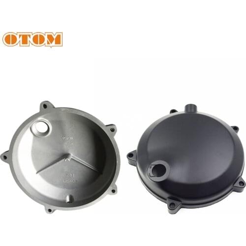 OTOM Motorcycle Clutch Cover Round Lid Protector Guard 450 Thick Cap For ZONGSHEN NC250 NC450 Motocross Engine Accessories Parts