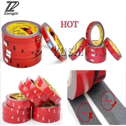 ZD Car Double-sided car motorcycle Tape Stickers for Citroen C4 C5 Kia Cerato Sorento Ceed Opel Astra H J G Insignia Vectra C