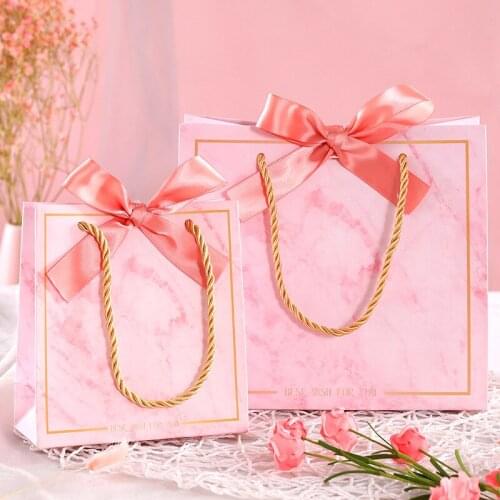 10pcs Vintage Ins Wind Gift Bag Christmas Valentines Day Gift Bag Wedding Candy Bag