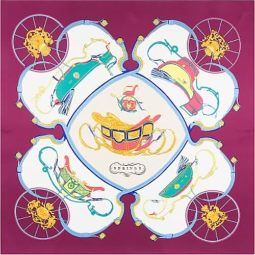 100cm Luxury Brand Letter Wheel Winter Scarf Women New Design Square Scarf kerchief Handkerchief Bandanna Scarves For Ladies