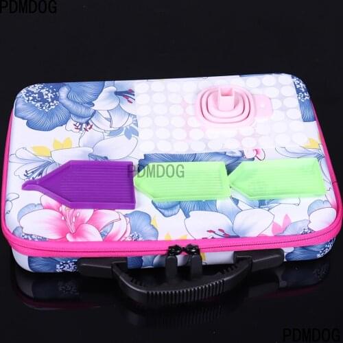 120/60/80Bottles Diamond Painting Accessories Container Zipper Storage Bag New Bottles Of Suitcase 5D Butterfly Embroidery Tool