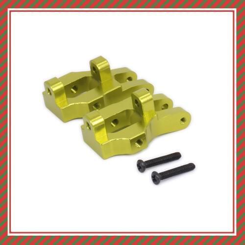 2PCS C-Hub Carrier Front Hub Carrier Upright Set For Rc Hobby Model Car 1-12 Wltoys 12428 12423 0006 Machined Upgraded Parts