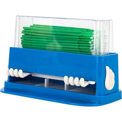 3boxes Multipurpose Dental Disposable Micro Applicator Tip Bendable Sticks Brush Dispenser with Storage Box Case Splitters