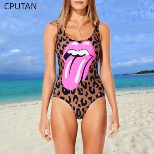 CPUTAN Swimwear Lips