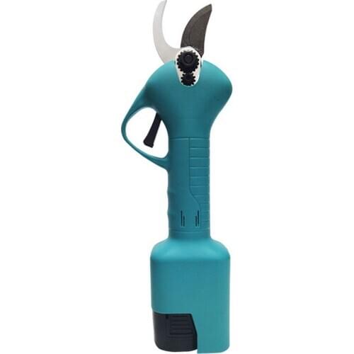 Electric Pruning Shears 30 Mm Cordless Branch Pruner with 2 Batteries Rechargeable Portable Garden Fruit Tree Bushhes Trimmer