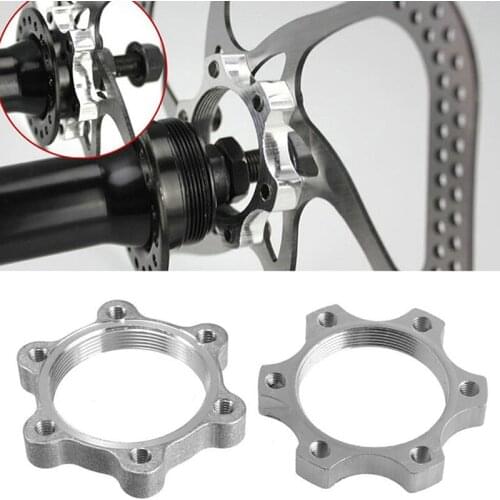 48mm 6 Bolt Bike Freewheel Threaded Hubs Disk Disc Bicycle Brake Rotor Flange Adapter Bicycle Brake Parts
