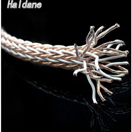 Haldane HIFI 24 Strands12TC Speaker Cable Hi-end Pure OCC DIY Speaker Amplifier CD DVD Player Turntable Speaker Wire Cord