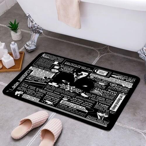 Michael Scotts Wise Words 3D Print Doormats Rectangle Non-Slip DoorMat Bedroom Kitchen Entrance Print Door rugs Dropshipping