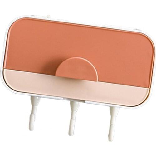 Soap Dish Punch-free Waterproof PP Plate Drain Tray Sponge Holder for Bathroom