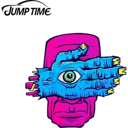 Jump Time 13 x 7.7cm For Zombie I Appear Missing Car Stickers VAN Motorcycle Trunk Vinyl Decal Cartoon Personality Graphics