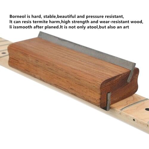 Wood Guitar Fret Beveling File Fret End Dressing Tool Leveling File Luthier Tool Guitar Fret Beveling File 60 Hardness