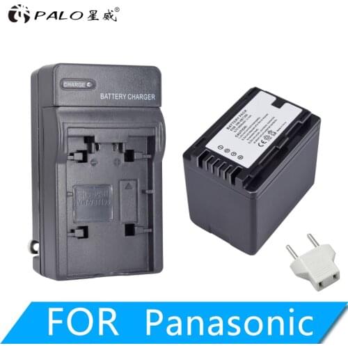 PALO VW-VBT380 VBT380 VW-VBT190 3900mAh Battery+ LED Charger for Panasonic HC-V720,HC-V727,HC-V730,HC-V750,HC-V760,HC-V770