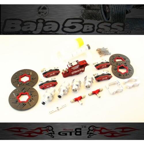 GTB front and rear hydraulic brake set for HPI baja 5b ss 5t 5sc KM Rovan