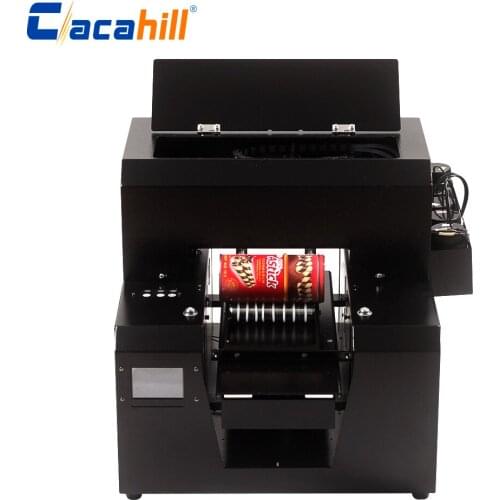 Id card printer A4 size UV inkjet for T-shirt/bottle/card printing with Epson L800 print head with roller holder