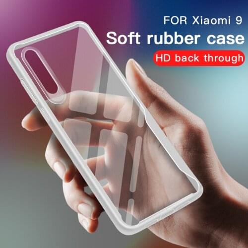 Shockproof Phone Case For Xiaomi A3 Note 10 9 Pro 8 Lite Redmi Note 9S 8T 7 6 9T Pro 8A 7A Transparent Soft Silicone Back Cover