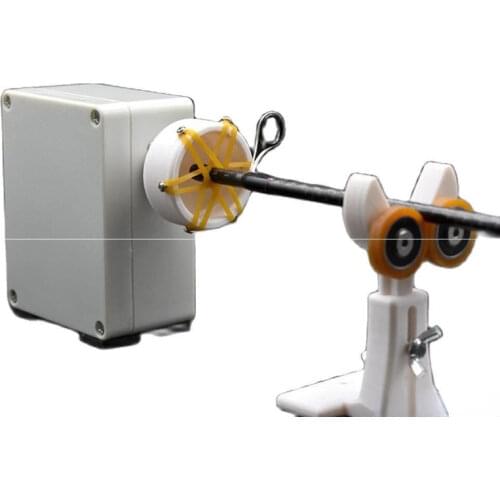 AC 0-66RPM Portable Professional Fishing Rod Building Winding Elctric-Drive Machine DIY Fishing Rod Tool Adjustable