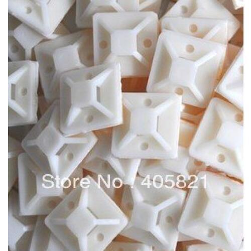 40mm*40mm Self-adhesive tie mounts/locating piece 250PCS/Bag