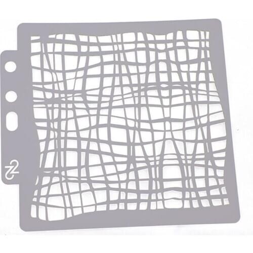 Net Design Stencils Template Painting Scrapbooking Embossing Stamping Album Card DIY Craft