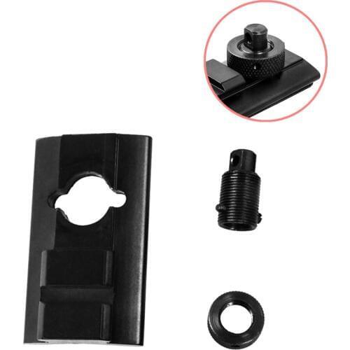 Tactical Airsoft Rifle Hunting Shooting Bipod Slot Adaptor 20mm Bipod Adapter for Ar15 Accessories Air Gun