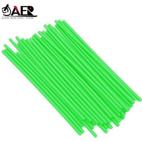 JAER Universal 36pcs Motorcycle Dirt Bike Wheel Rim Spoke Skins Covers Wrap Tubes Decor Protector for KTM Yamaha Honda pit bike