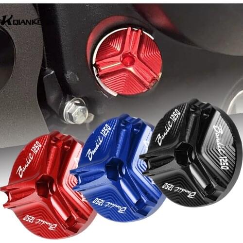 Oil Filler Cap FOR SUZIKI BANDIT1250 2007-2015 Engine Oil Drain Plug Sump Nut Filter Cup Cover 2014 2013 2012 2011 2010 2009 08