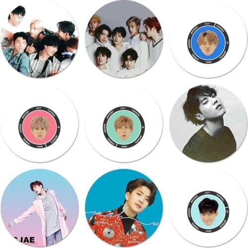58mm Kpop Got7 Yugyeom Mark Jb Icons Pins Badge Decoration Brooches Metal Badges For Backpack Decoration