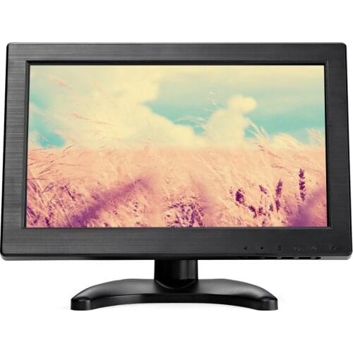 11.6 12 Inch 1366x768 FTF LCD Display Fome Security HD CCTV Monitor With AV BNC VGA HDMI USB Built-In Speaker