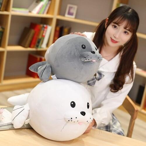 30/40/50cm Cute Sea Lion Plush Toys Soft Marine Animal Seal Pillow Stuffed Doll for Kids Gift Pillow Creative Gift For Kids