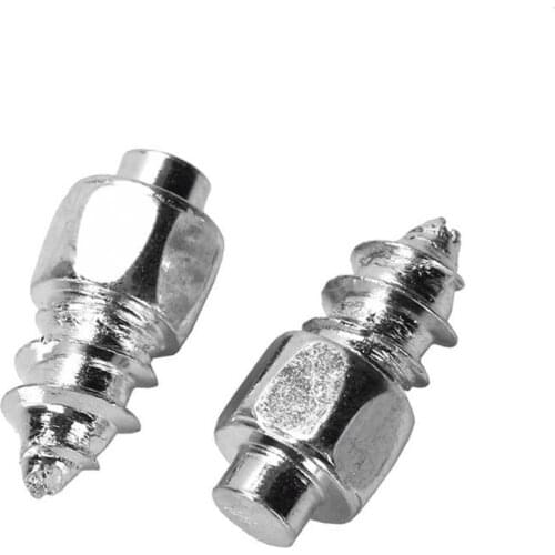 4*9mm Snow Screw Tire Studs Anti Skid Falling Spikes Wheel Tyres 100PCs For Car Motorcycle Bicycle For Car Winter Emergency